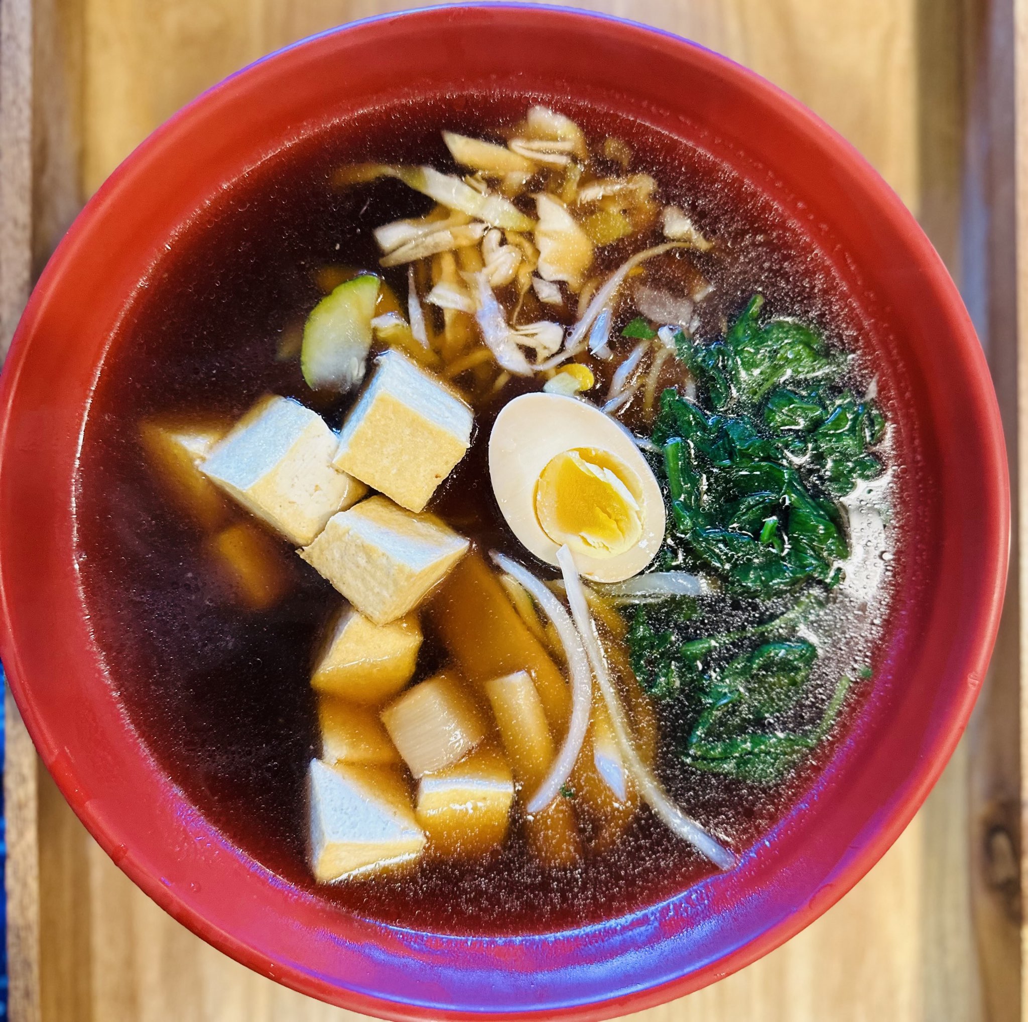 Shoyu ramen with tofu